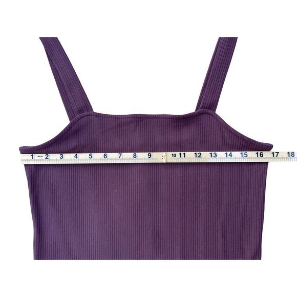 The Drop Amelia Ribbed Tank Midi Dress in Chocolate Brown – Medium - Picture 7 of 12